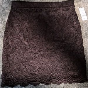 Black Lace Skirt